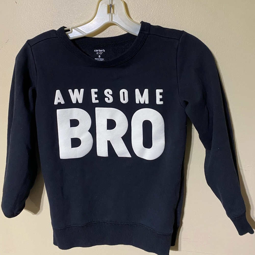 Kids (Boys) Black Sweatshirt | 8 | Carter’s